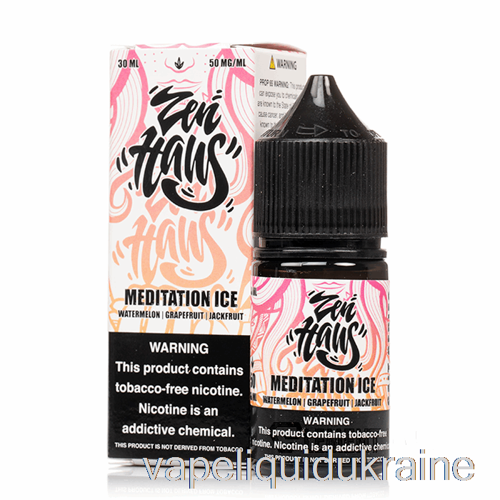 Vape Ukraine Meditation ICE - Zen Haus SALTS - 30mL 50mg